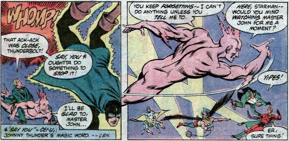 johnny thunder orders thunderbolt