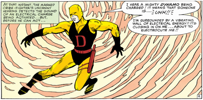 Daredevil under attack from Electro