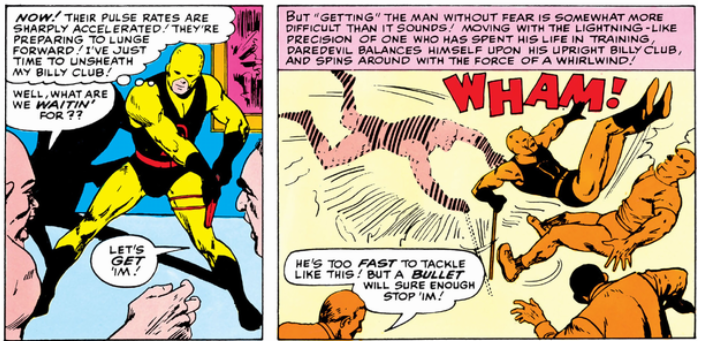 Daredevil does judo