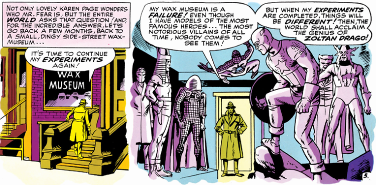 Origin of Mr. Fear