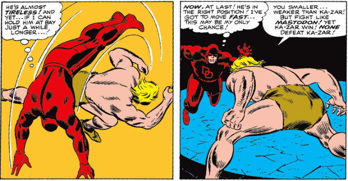 Daredevil acrobatics