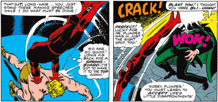Daredevil acrobatics