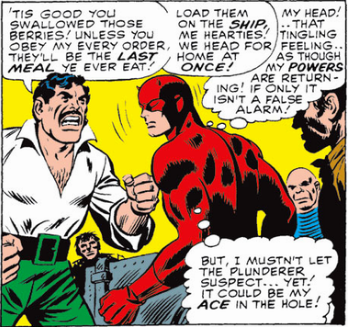 Daredevil's hypersenses are coming back