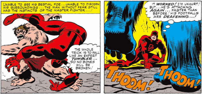Daredevil fighting Maa-Gor