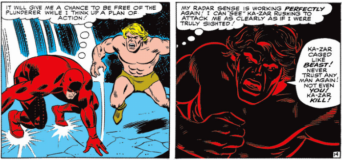 Daredevil's radar sense