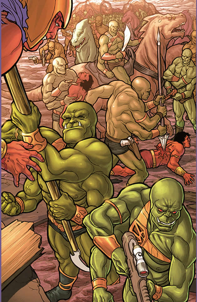green martians attack helium