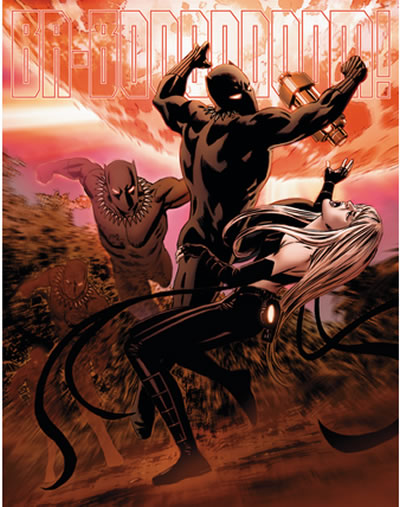 The Black Panther attacks the Black Swan
