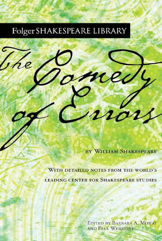 The Comedy of Errors book cover