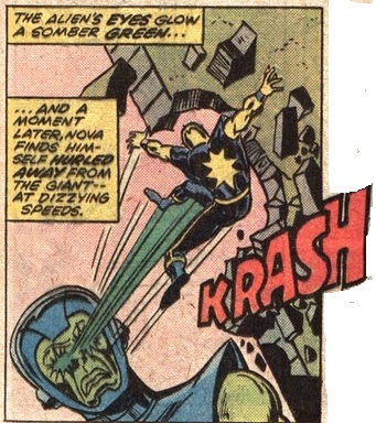 Nova is thrown by a Monitor