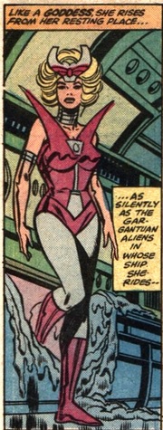 The lady from the alien spacecraft