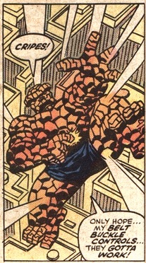 The Thing is freefalling