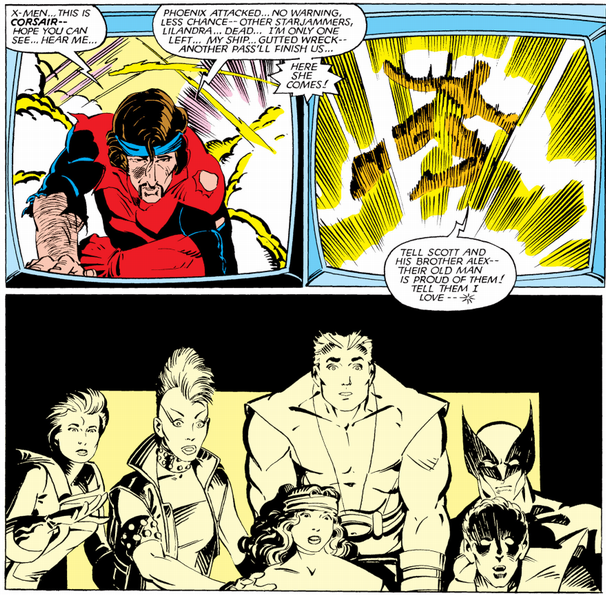 x-men watching tv