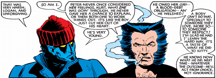wolverine talking