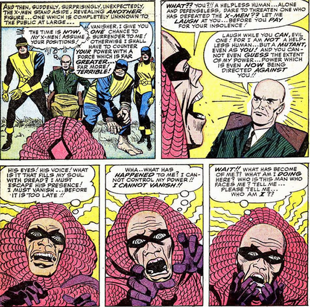 professor x takes out the vanisher